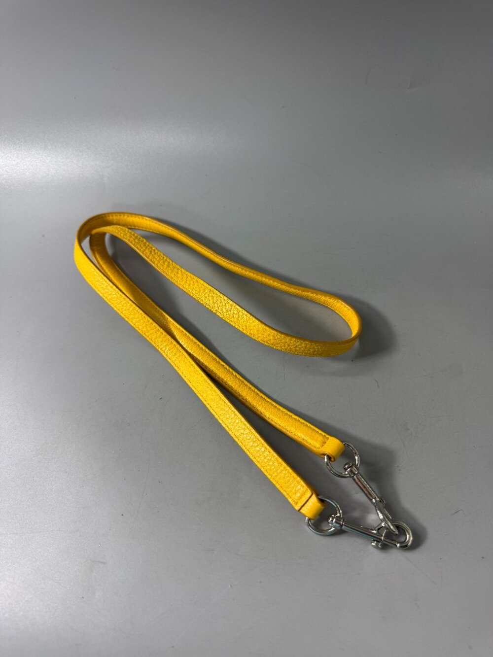 New Coach Yellow Leather Slim Strap